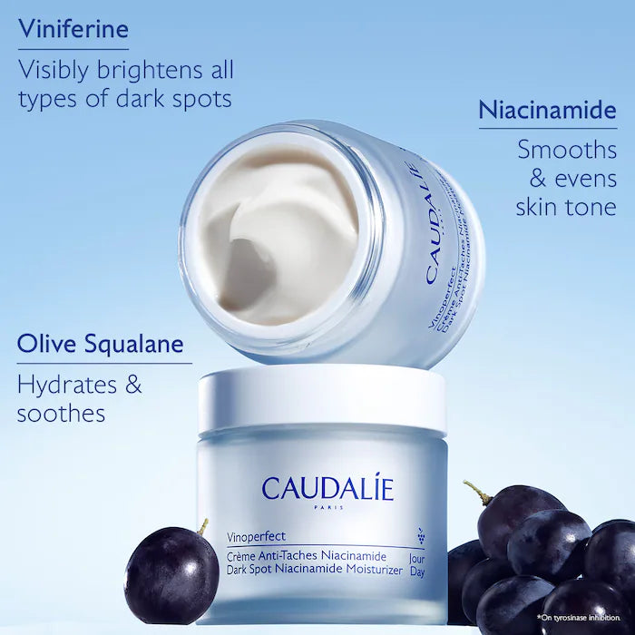 Caudalie  Vinoperfect Brightening Refillable Moisturizer with Niacinamide
