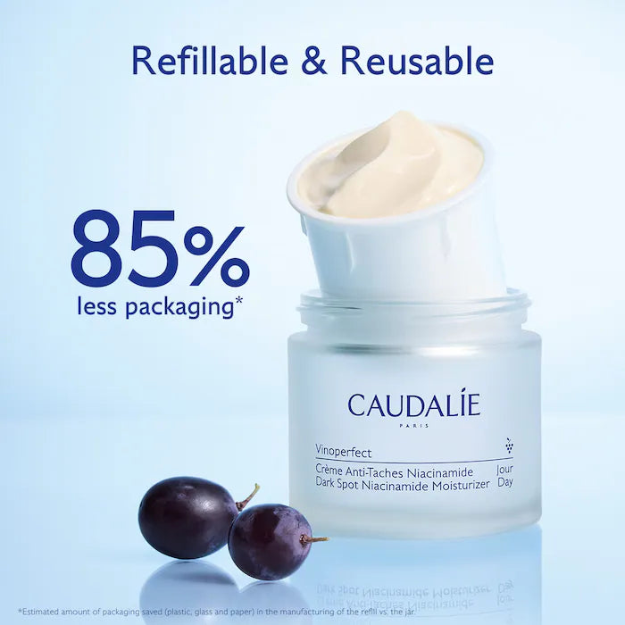 Caudalie  Vinoperfect Brightening Refillable Moisturizer with Niacinamide