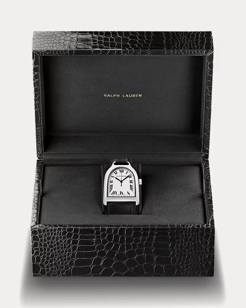 Ralph Lauren Stirrup Large Steel White Dial