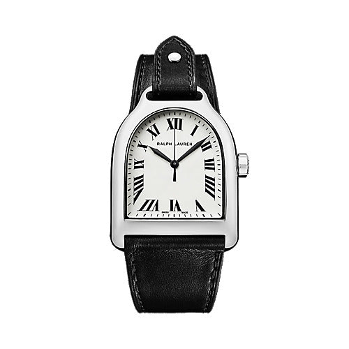 Ralph Lauren Stirrup Large Steel White Dial