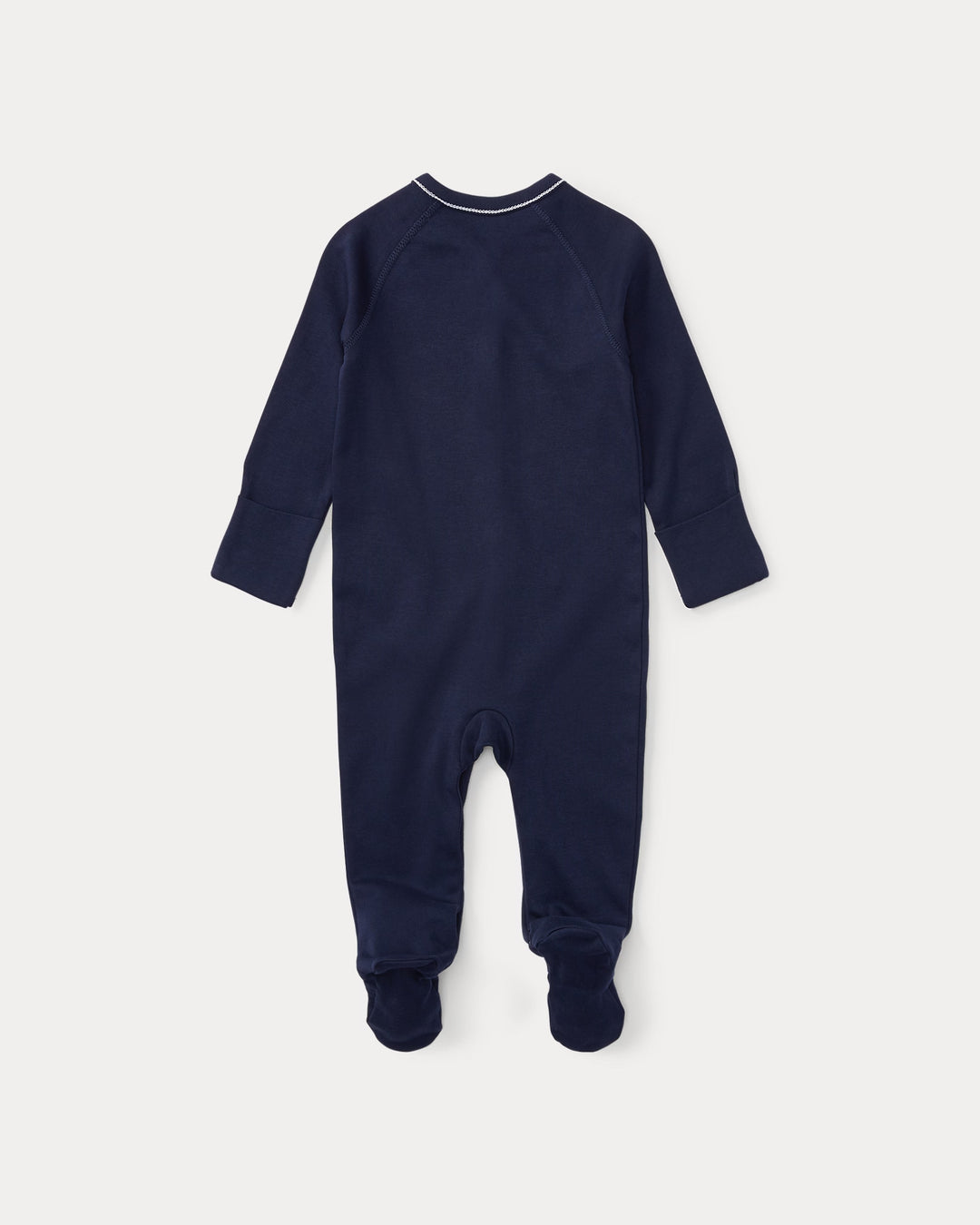 Ralph Lauren Cotton Jersey Footed Coverall