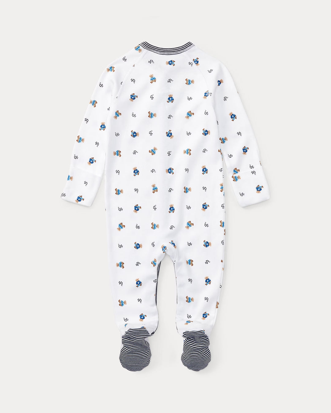 Ralph Lauren Polo Bear Cotton Footed Coverall