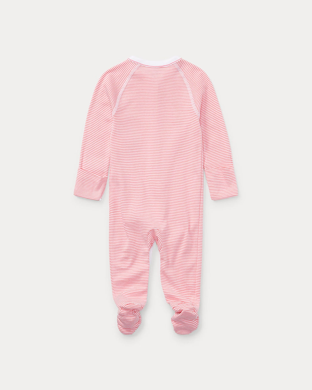 Ralph Lauren Striped Cotton Footed Coverall