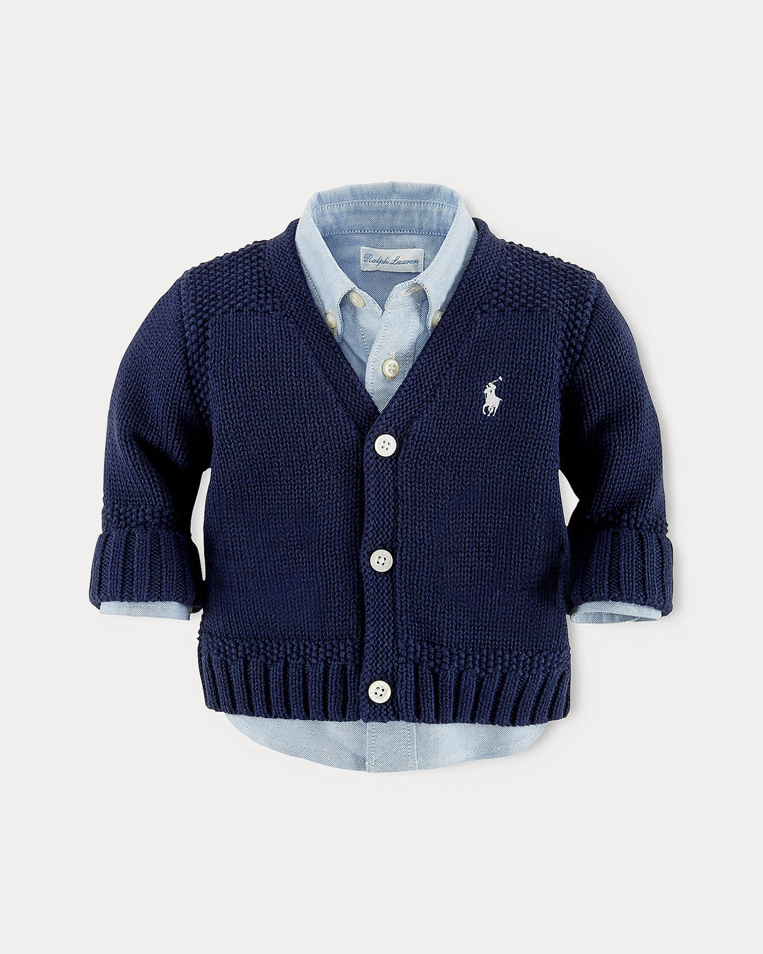 Ralph Lauren Cotton V-Neck Cardigan