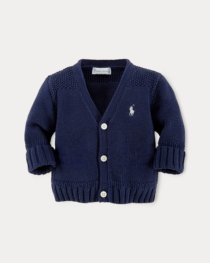 Ralph Lauren Cotton V-Neck Cardigan