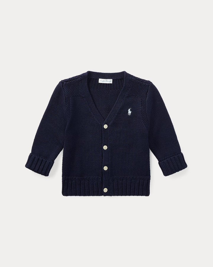 Ralph Lauren Cotton V-Neck Cardigan
