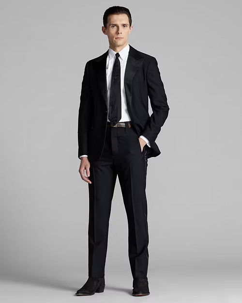 Ralph Lauren Slim Fit French Cuff Tuxedo Shirt