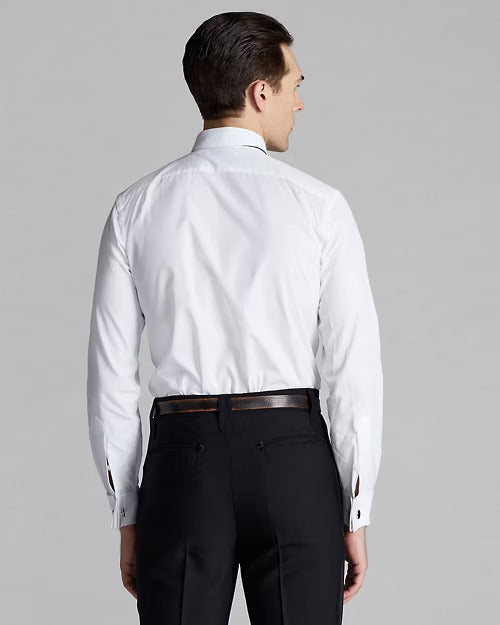 Ralph Lauren Slim Fit French Cuff Tuxedo Shirt