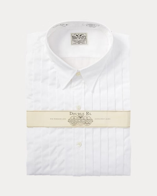 Ralph Lauren Slim Fit French Cuff Tuxedo Shirt