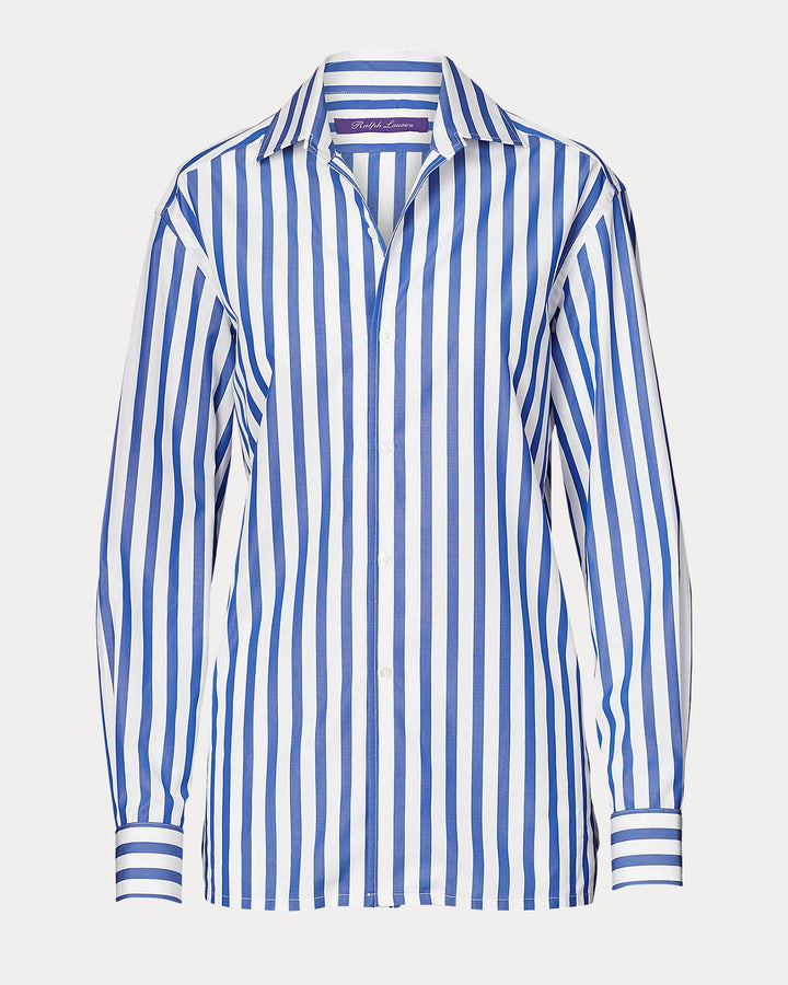 Ralph Lauren Capri Relaxed Fit Striped Cotton Shirt