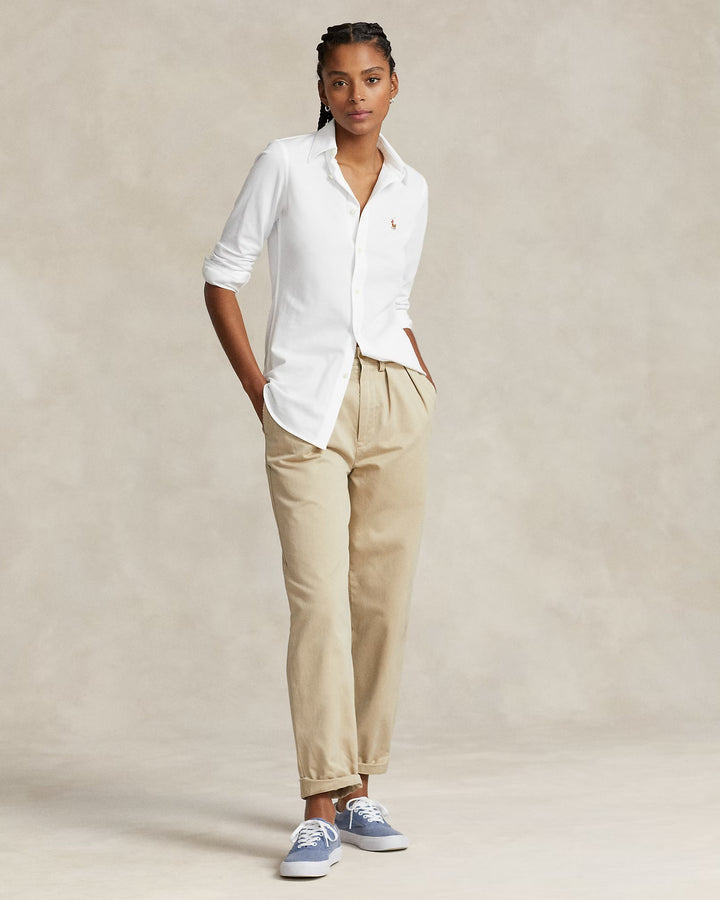 Ralph Lauren Slim Fit Knit Cotton Oxford Shirt Save your Wishlist