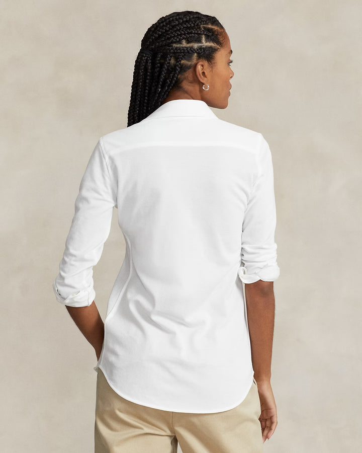 Ralph Lauren Slim Fit Knit Cotton Oxford Shirt Save your Wishlist