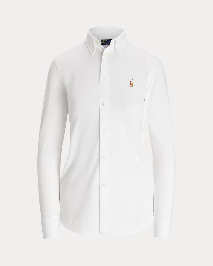 Ralph Lauren Slim Fit Knit Cotton Oxford Shirt Save your Wishlist