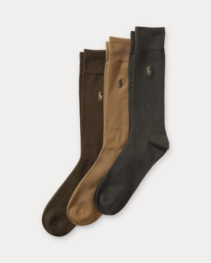 Ralph Lauren Supersoft Trouser Sock 3-Pack