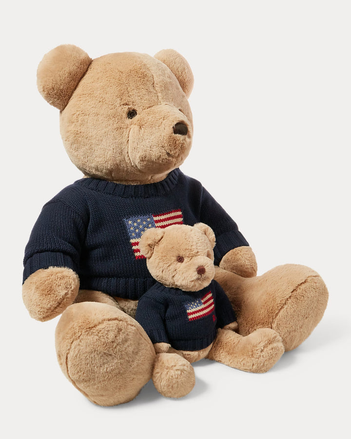 Ralph Lauren Small Flag-Sweater Polo Bear