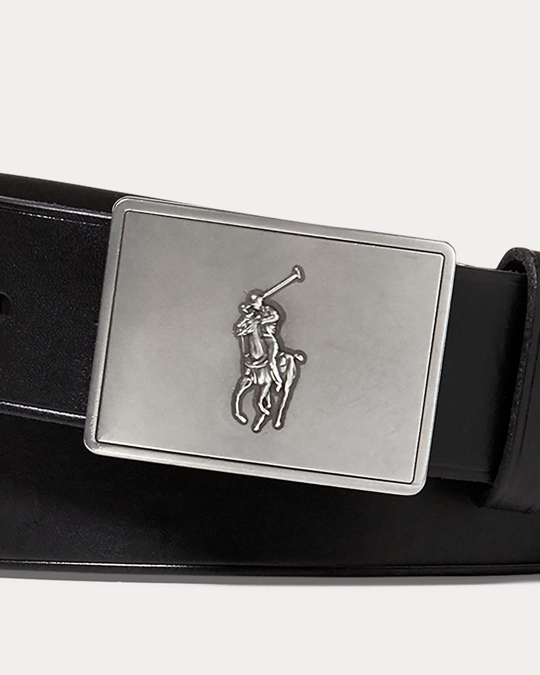 Ralph Lauren Pony Plaque Leather Belt