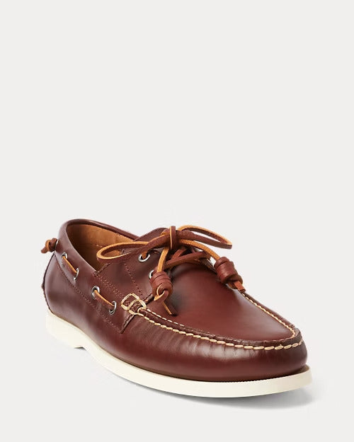 Ralph Lauren Merton Leather Boat Shoe