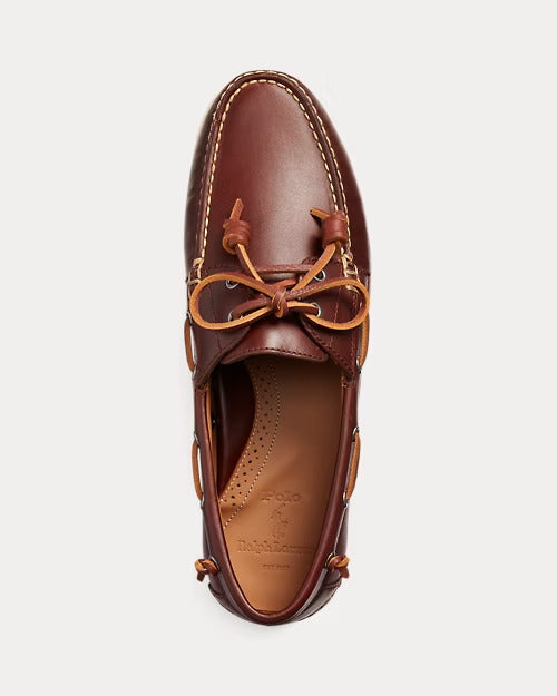 Ralph Lauren Merton Leather Boat Shoe