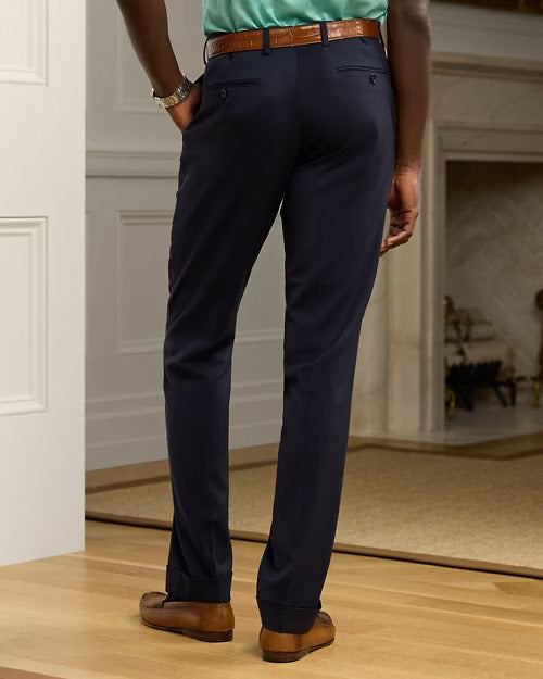Ralph Lauren Gregory Hand-Tailored Wool Trouser