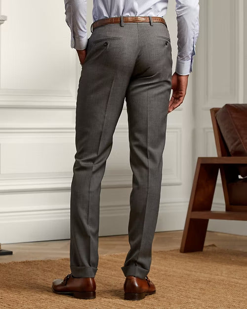 Ralph Lauren Gregory Hand-Tailored Wool Serge Trouser