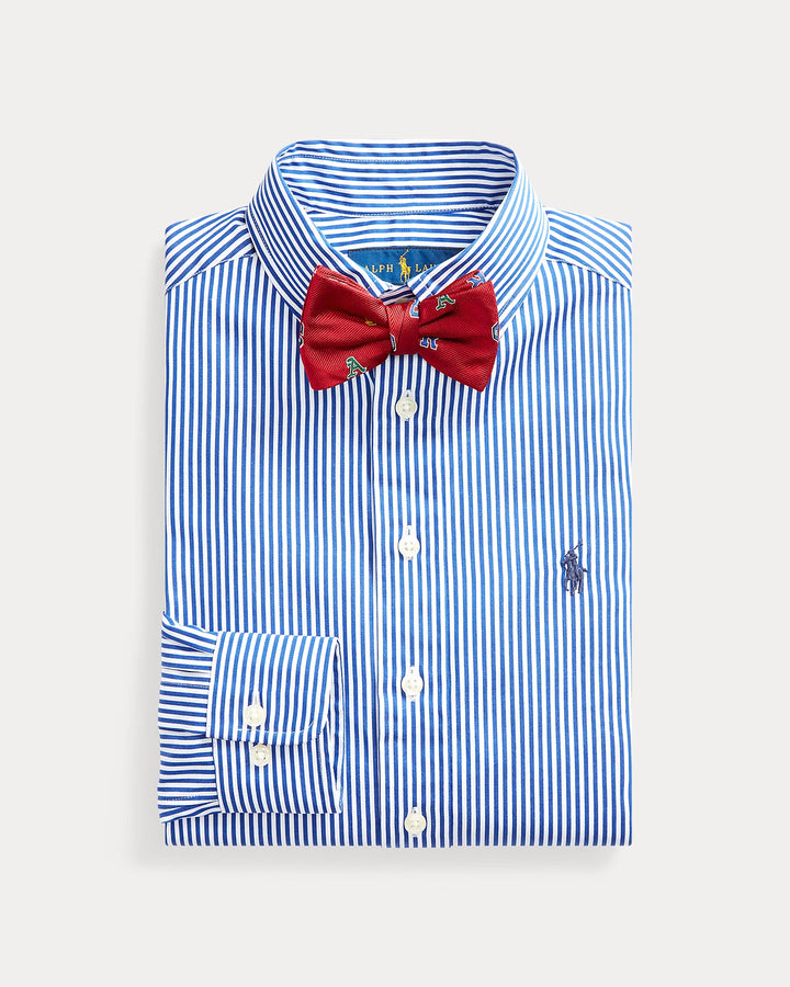 Ralph Lauren Slim Fit Striped Cotton Dress Shirt