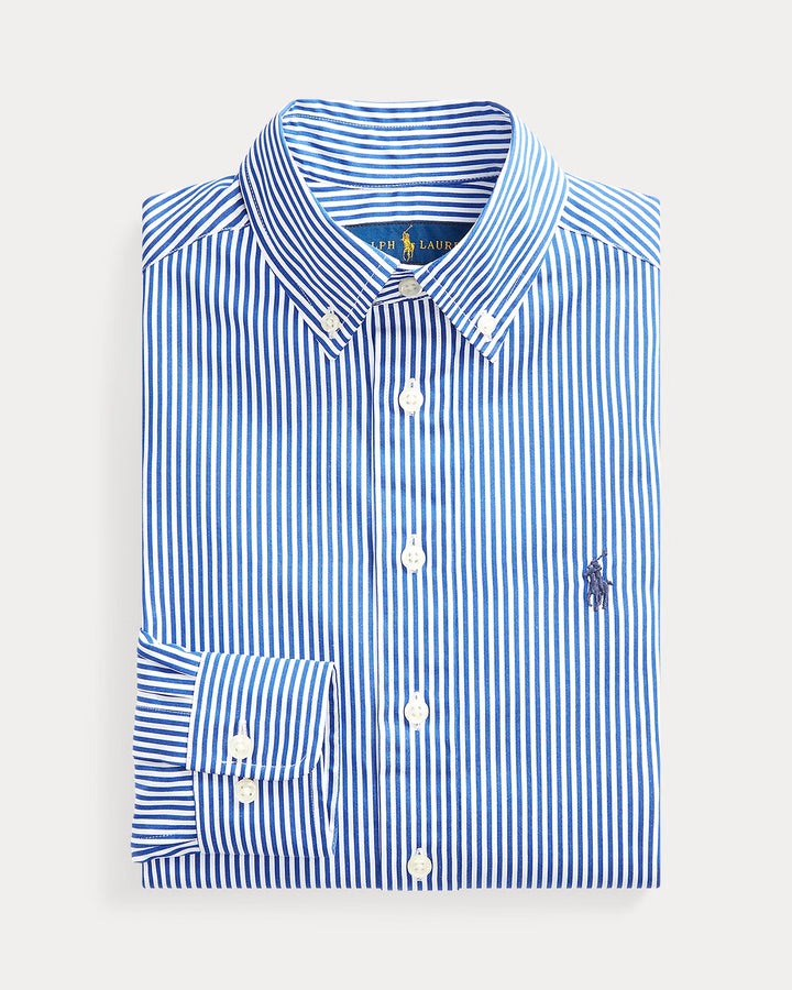 Ralph Lauren Slim Fit Striped Cotton Dress Shirt