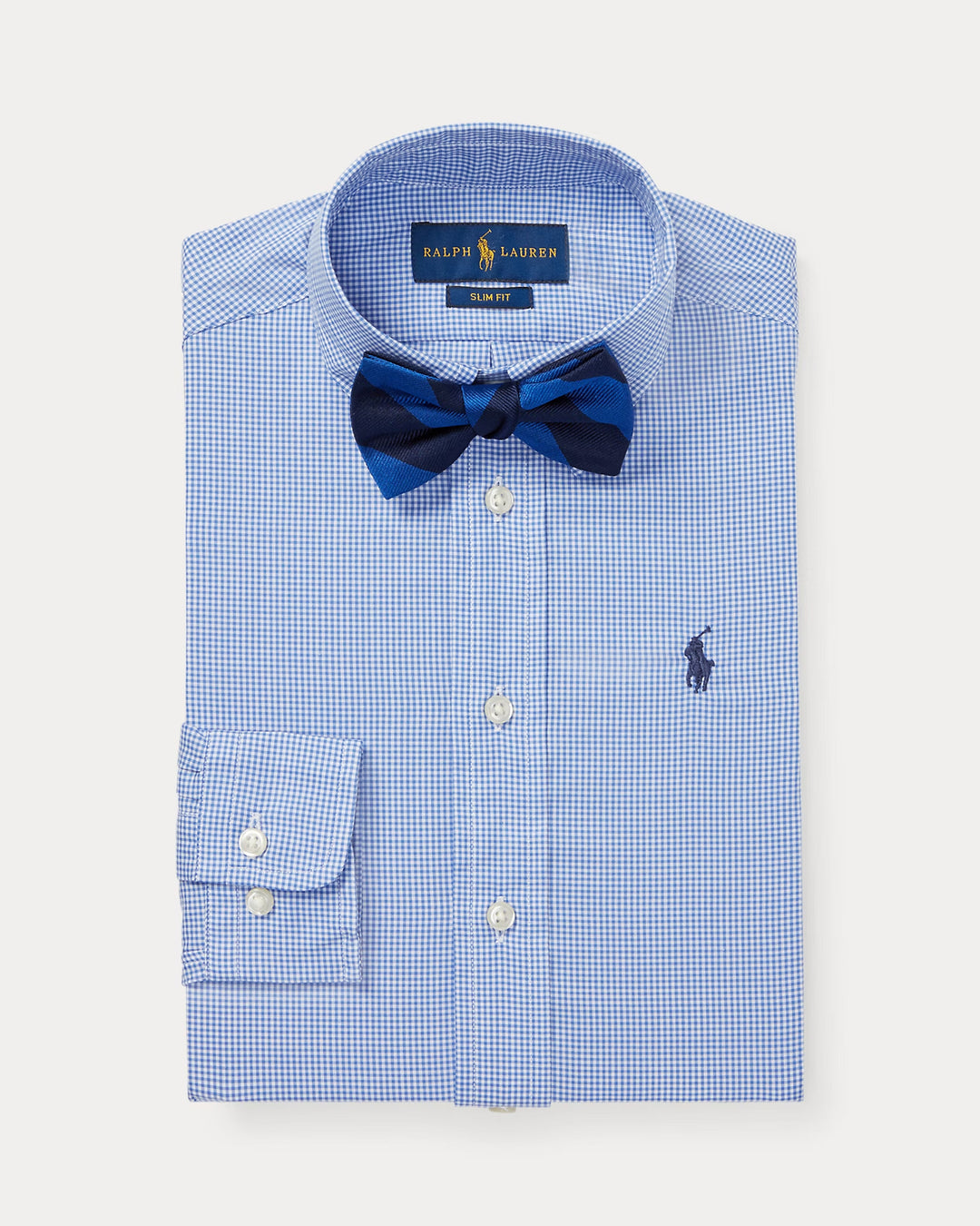 Ralph Lauren Slim Fit Gingham Cotton Dress Shirt