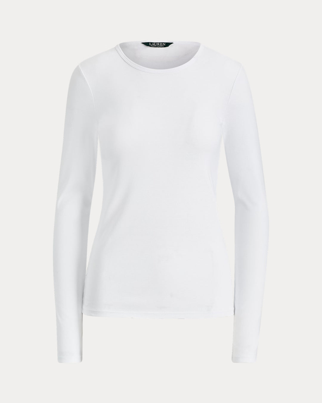 Ralph Lauren Cotton-Blend Long-Sleeve Top