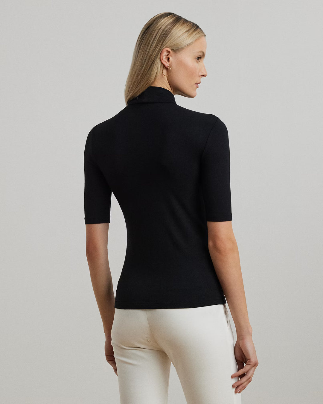 Ralph Lauren Jersey Turtleneck Top