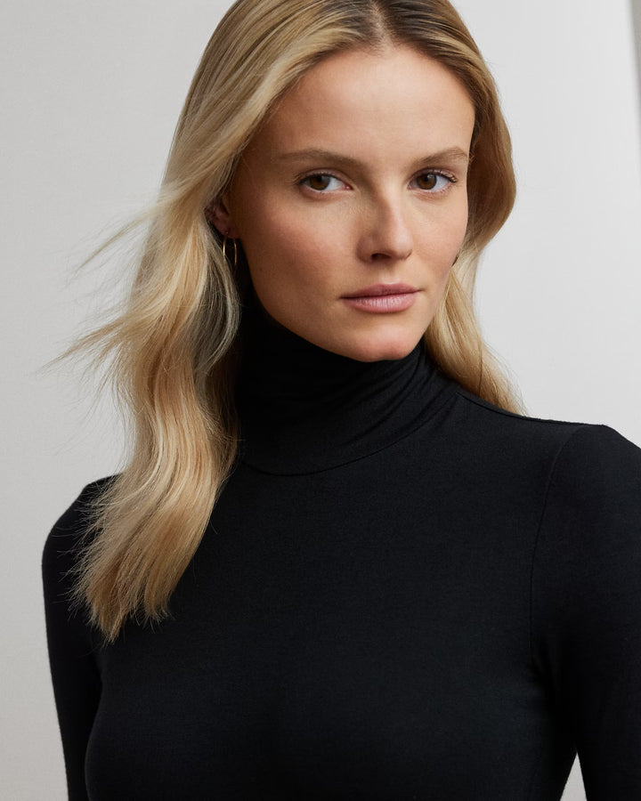 Ralph Lauren Jersey Turtleneck Top