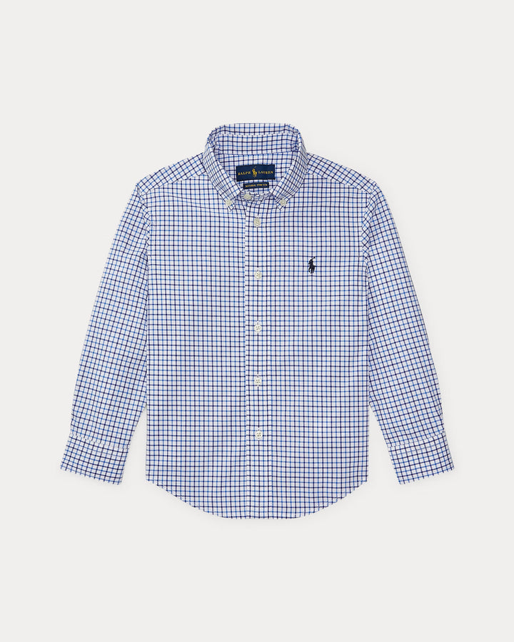 Ralph Lauren Tattersall Cotton Poplin Shirt