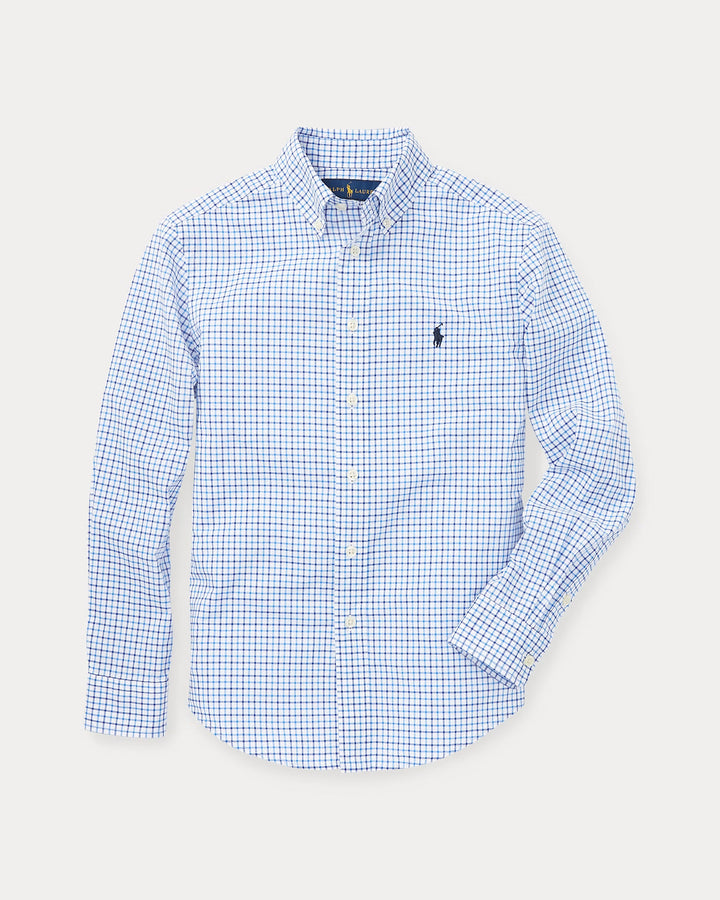 Ralph Lauren Tattersall Cotton Poplin Shirt