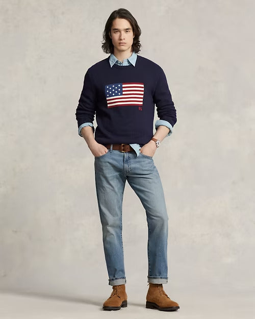 Ralph Lauren Hampton Relaxed Straight Stretch Jean