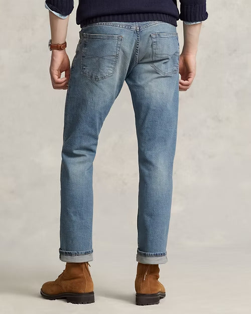 Ralph Lauren  Hampton Relaxed Straight Stretch Jean