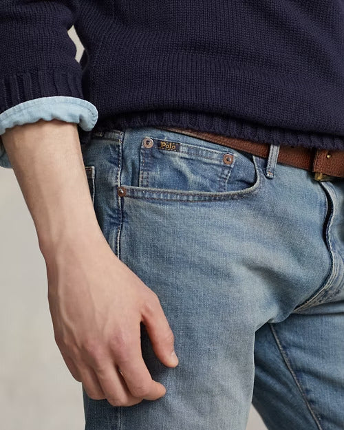 Ralph Lauren  Hampton Relaxed Straight Stretch Jean