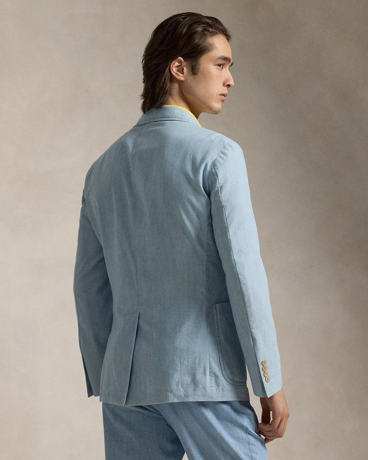Ralph Lauren Polo Soft Tailored Chambray Suit Jacket