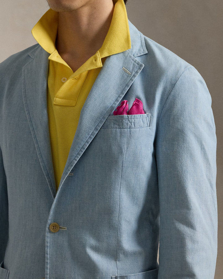 Ralph Lauren Polo Soft Tailored Chambray Suit Jacket