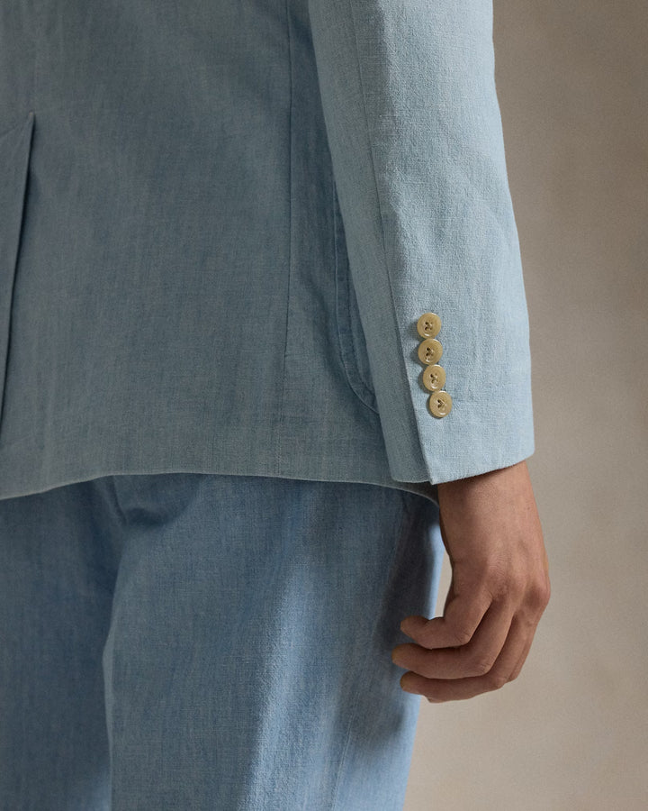Ralph Lauren Polo Soft Tailored Chambray Suit Jacket