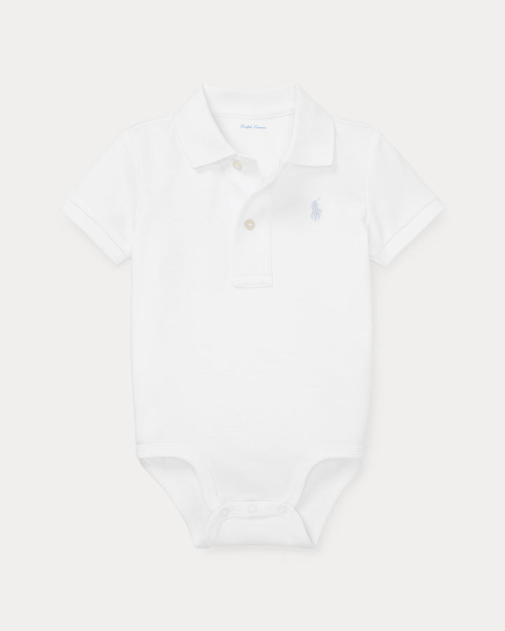 Ralph Lauren Soft Cotton Polo Bodysuit