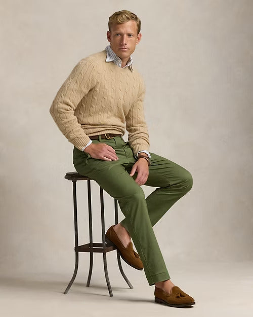 Ralph Lauren Stretch Straight Fit Washed Chino Pant