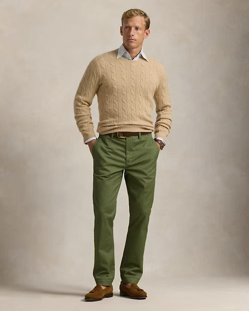 Ralph Lauren Stretch Straight Fit Washed Chino Pant