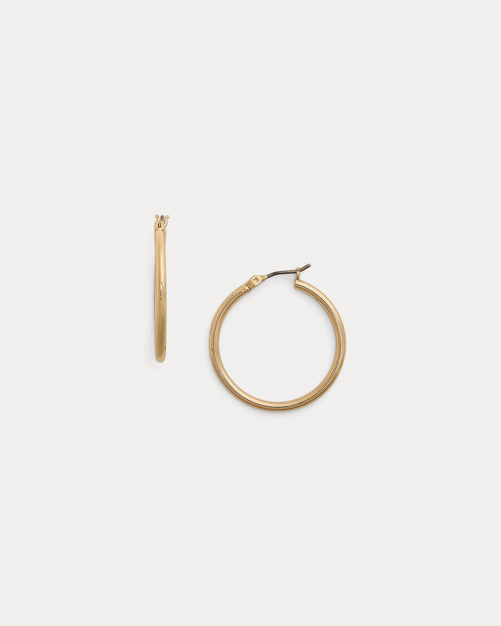 Ralph Lauren Gold-Tone Hoop Earrings