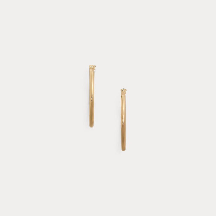 Ralph Lauren Gold-Tone Hoop Earrings
