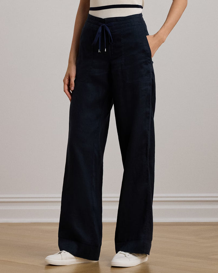 Ralph Lauren Linen Wide-Leg Pant