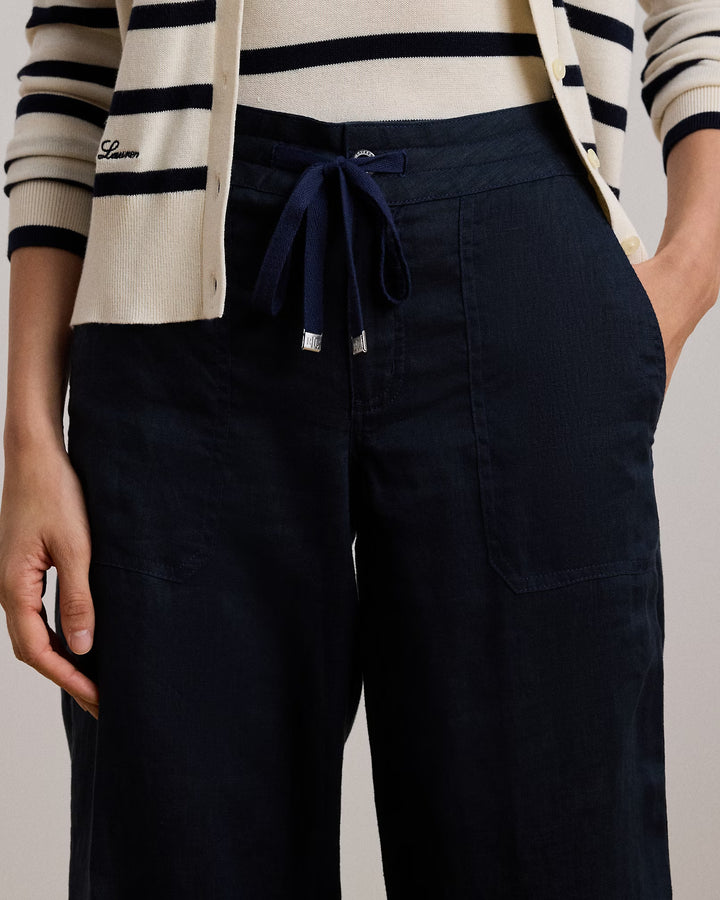 Ralph Lauren Linen Wide-Leg Pant