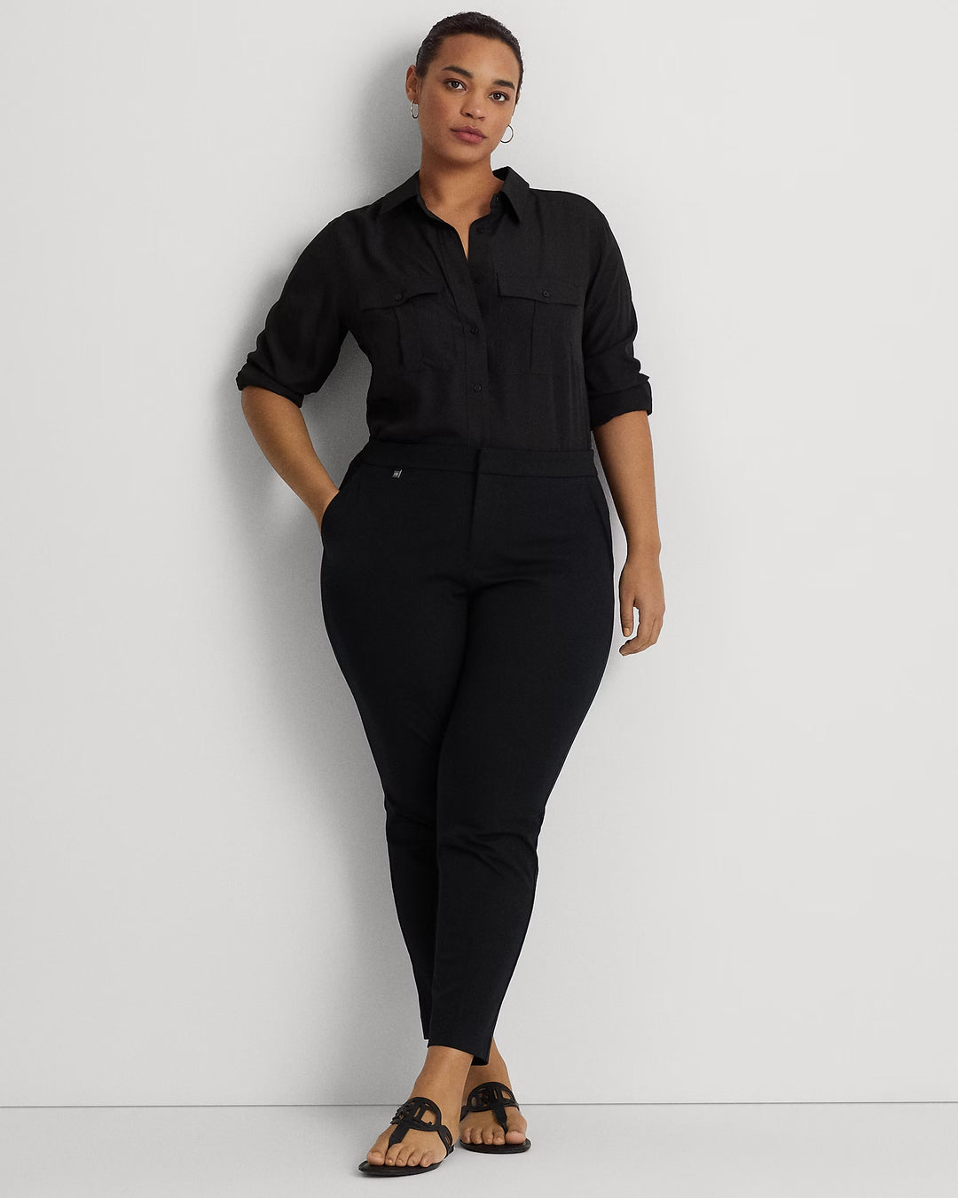 Ralph Lauren Cotton Twill Skinny Pant