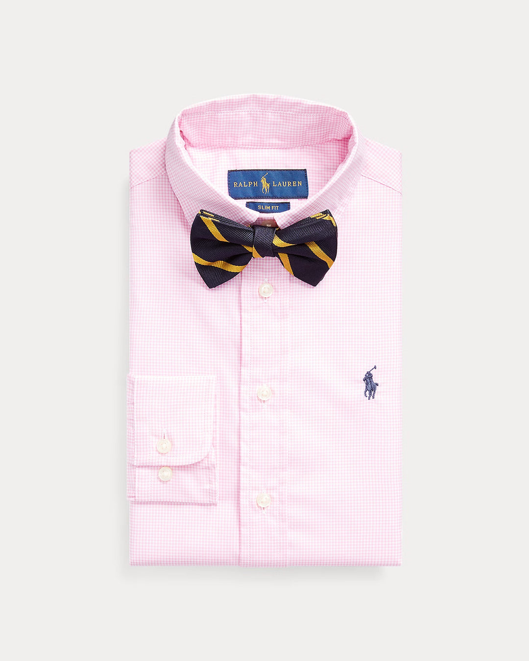 Ralph Lauren Slim Fit Gingham Cotton Dress Shirt