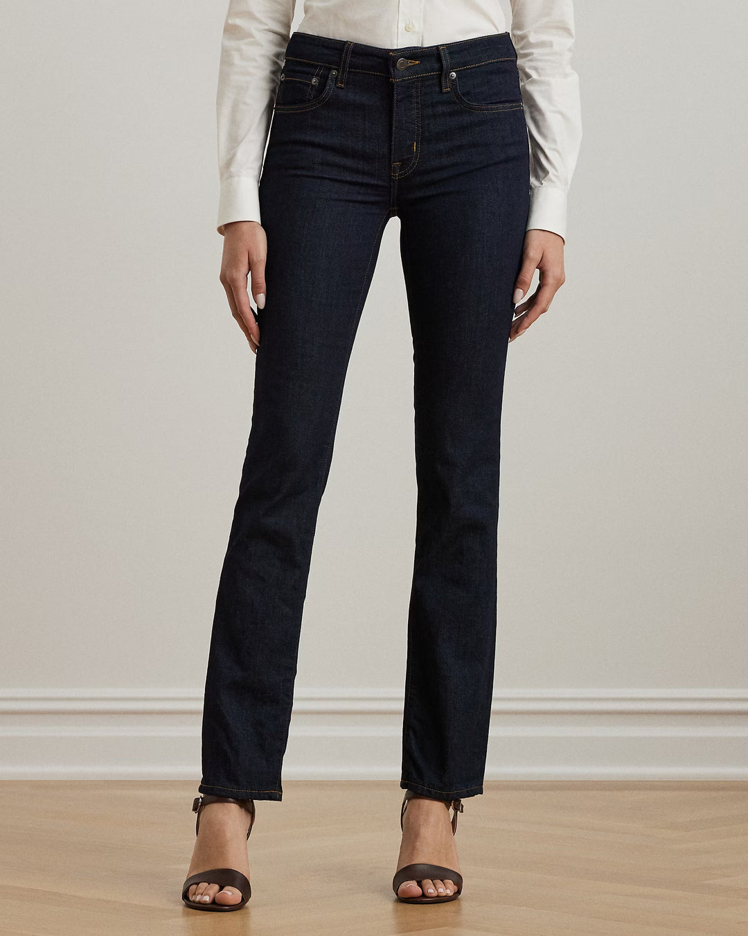 Ralph Lauren Mid-Rise Straight Jean