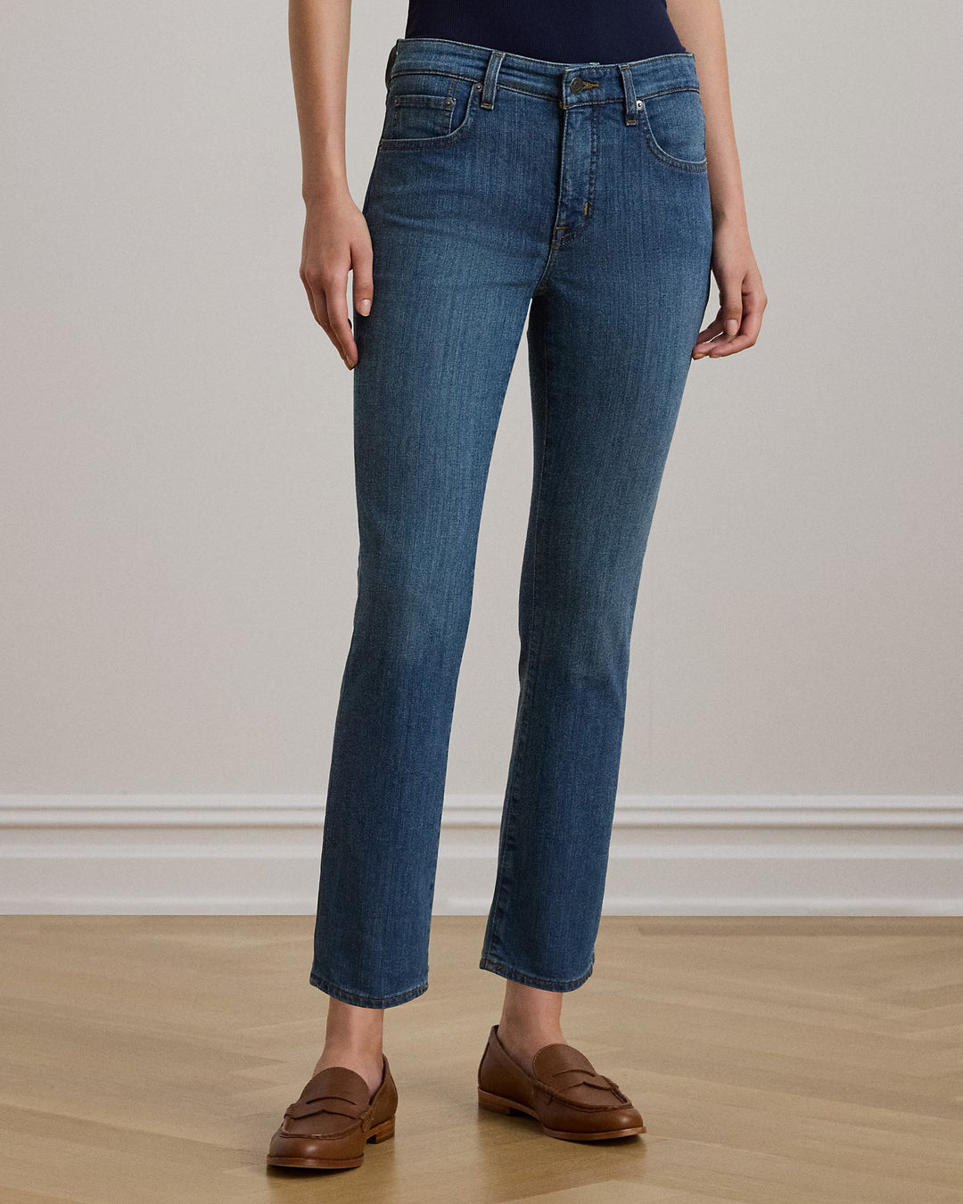 Ralph Lauren Mid-Rise Straight Jean