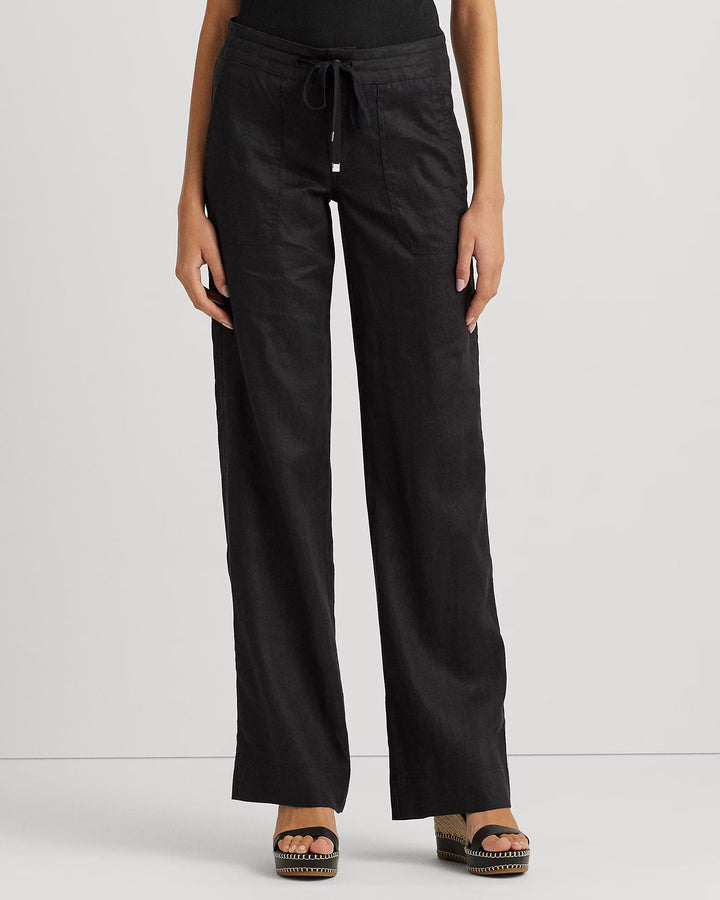 Ralph Lauren Linen Wide-Leg Pant